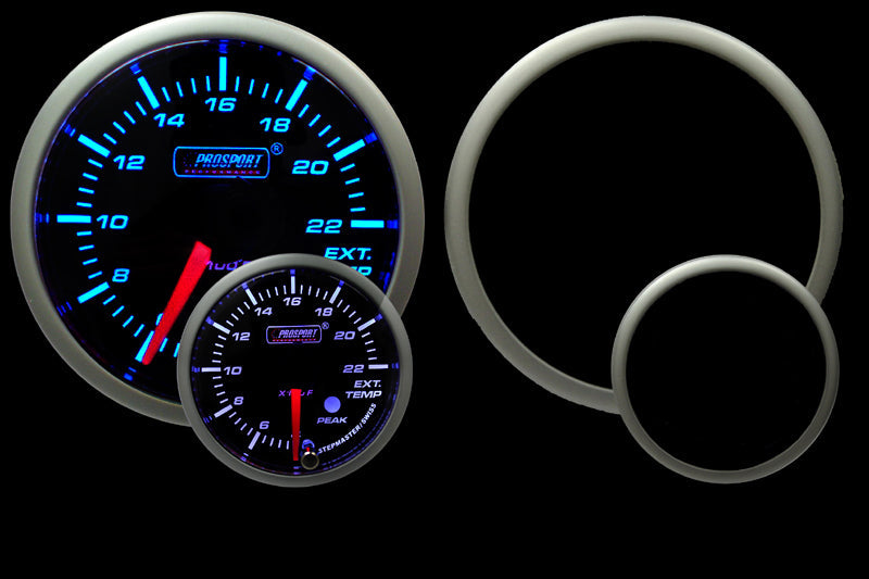 2-1/16" Premium EGT Gauge Blue/White