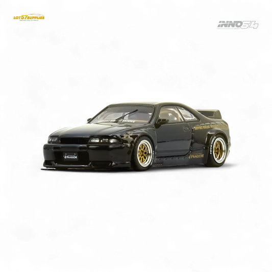 (Pre-Order) inno64 PANDEM GT-R (BCNR33) - Black 1:64