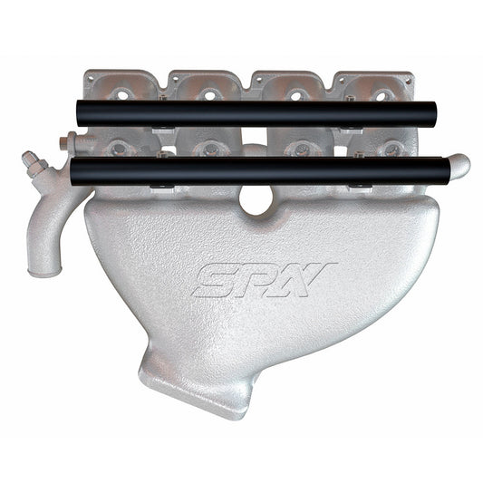 Cast Aluminum Intake Manifold for longitudinal VW/AUDI 1.8T with 8 injectors Fuel Rail Kit (OEM throttle)