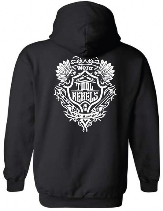 Wera Be A Tool Rebel Hoodie Black Large WERATRHOODIE-L