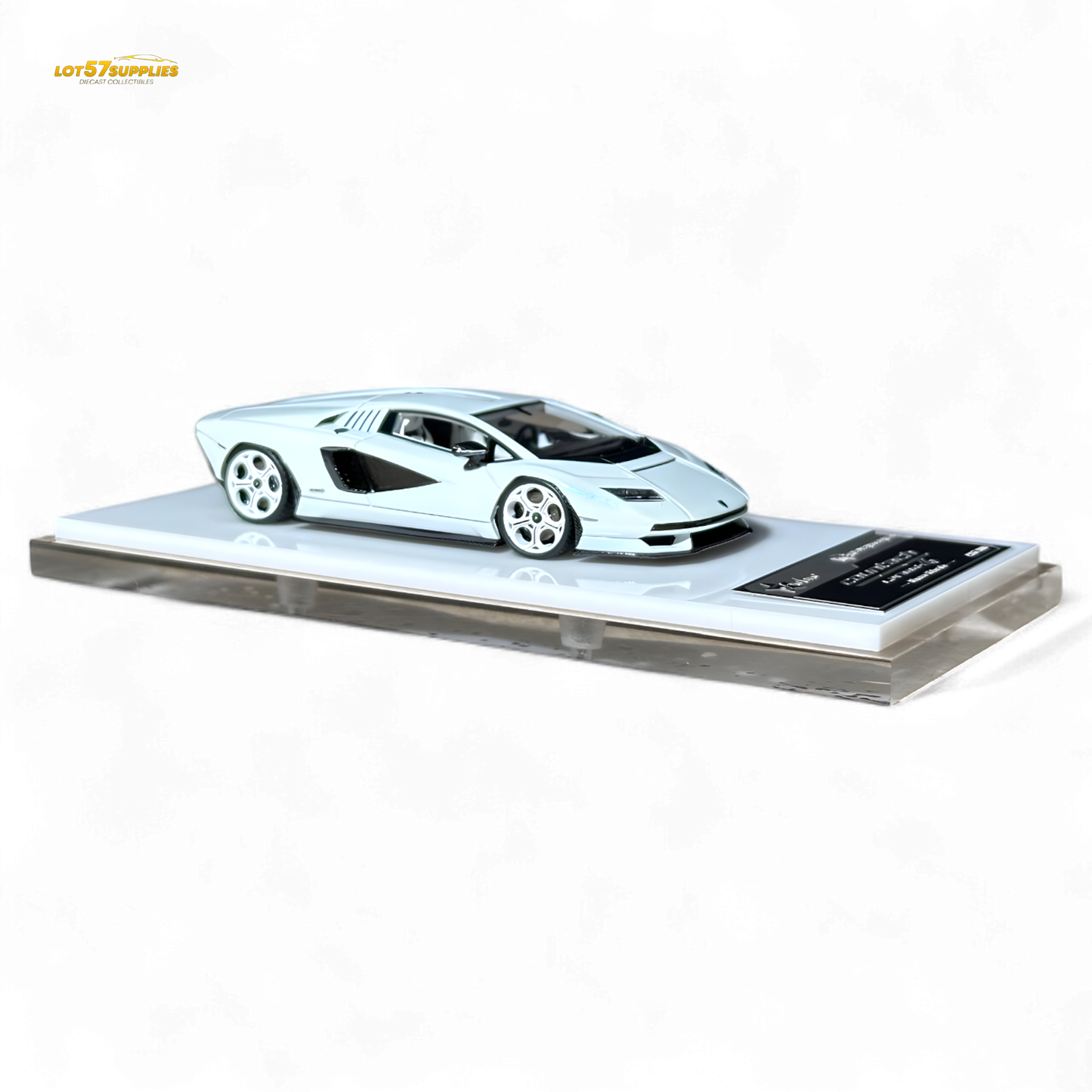 Fuelme Model NEO COUNTACH LPI 800-4 BIANCO SIDERALE 1:64 Resin