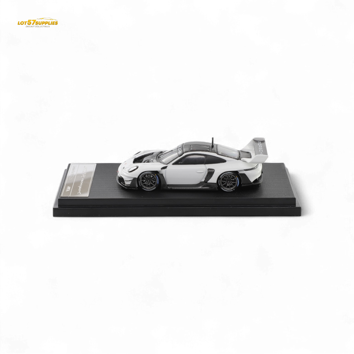 HKM 911 (992) GT3 R Rennsport - White/Carbon Hood 1:64