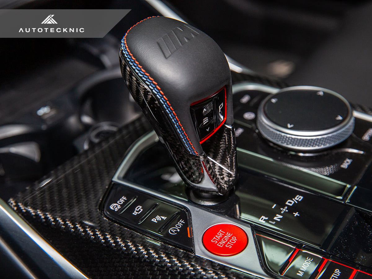 AutoTecknic Dry Carbon Gear Selector Cover - F95 X5M | F96 X6M
