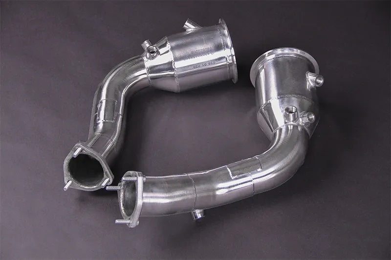 Audi RS6/7 (C8) + S8 (D5) - 250 Cell Catted Downpipes (with OE OPF/GPF)
