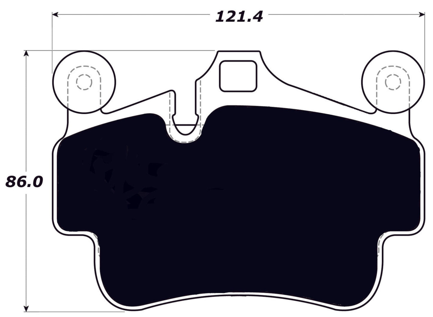 Porterfield Brake Pads for 2012 PORSCHE 911 GTS w/Iron Discs