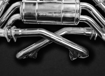 Ferrari 512/Testarossa - Valved Exhaust w Silencer Spare Pipes (EU spec) (CES3)