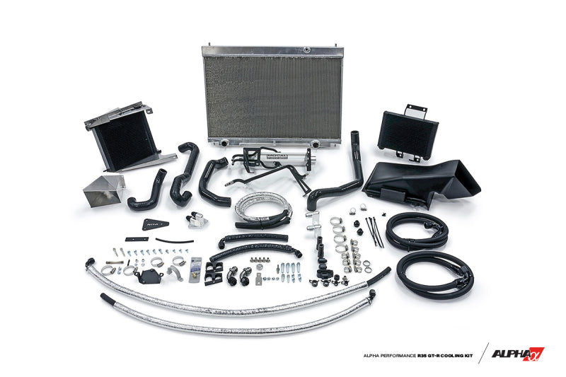 AMS Performance 08-11 Nissan GT-R R35 Alpha Cooling Package - Street System ALP.07.02.0001-1