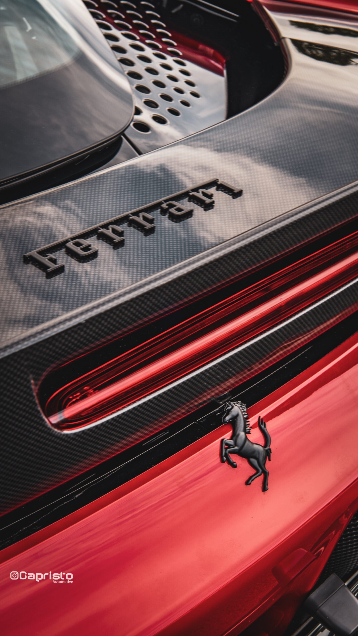 Ferrari SF90 - Carbon Fiber Rear Spoiler