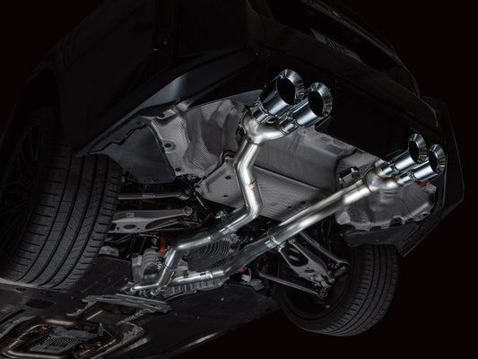 AWE Tuning 23-24 BMW G87 M2 Track Edition Exhaust - Chrome Silver Tips 3020-42487