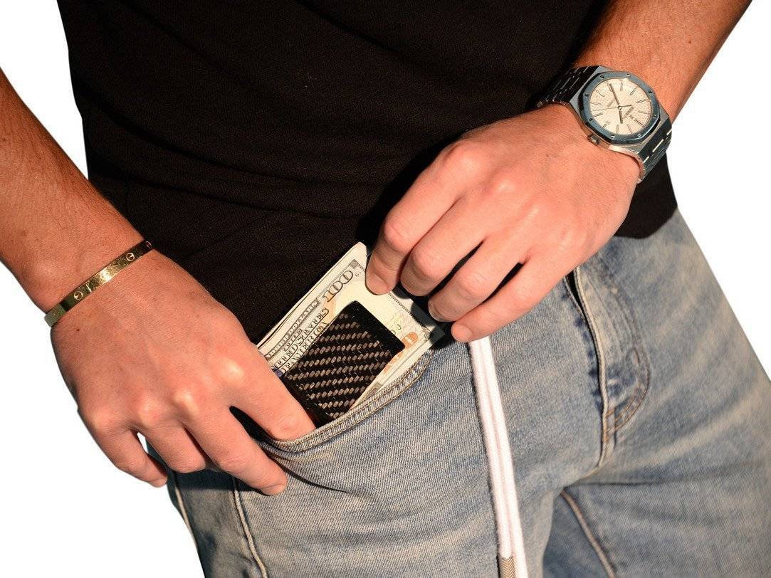 Real Carbon Fiber Money Clip