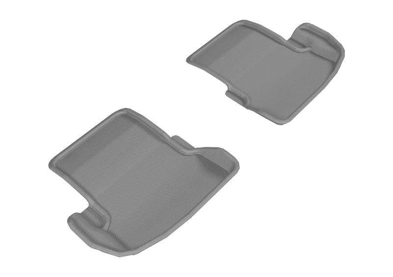 3D MAXpider 2016-2020 Mercedes-Benz C-Class Coupe C205 Kagu 2nd Row Floormats - Gray L1MB08521501