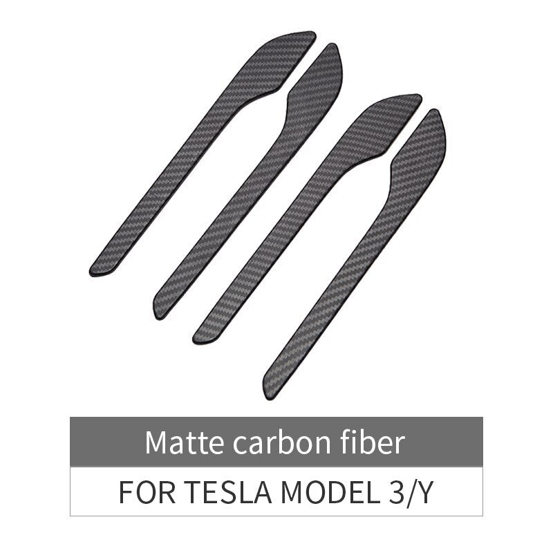 Door Handle Cover Wrap Kit ABS (4Pcs ) For Tesla Model 3 2017-2020
