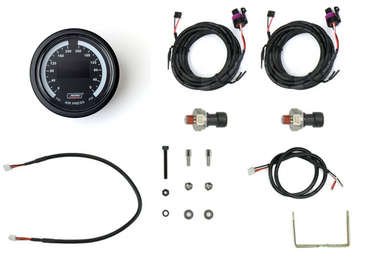 2-1/16" Digital Dual Air Pressure Gauge - OLED Display