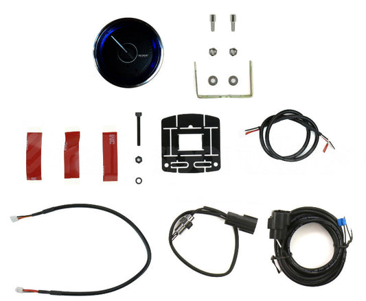 2-1/16" Crystal Blue/White Water Temperature Gauge