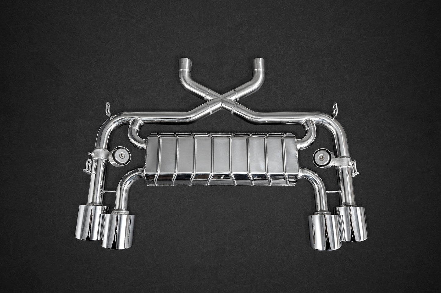 Jaguar F-Type V8S - Valved Exhaust, Sport Cats + X-Pipe (OE Actuators)
