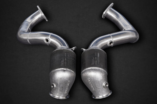 Aston Martin Vantage V12 (AE31) - Sport Cat Downpipes + Heat Blankets