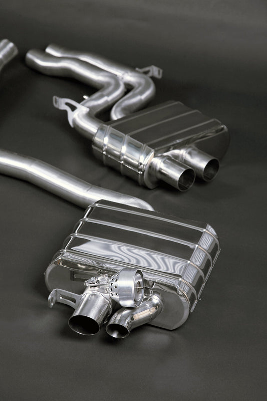 Audi RS5 (B8) - ECE Valved Exhaust with Middle Silencer Pipes