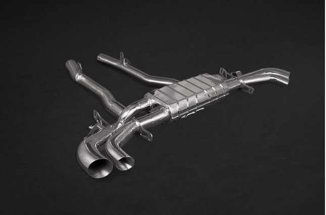 Rolls Royce Cullinan - Capristo Rear Muffler with Link Pipes (OE Actuators)