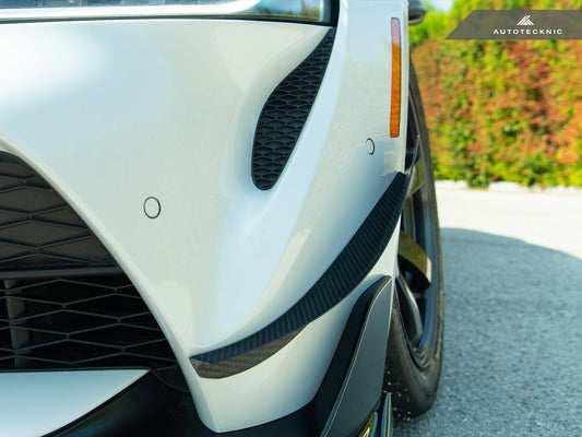 AutoTecknic Dry Carbon Canard Set - A90 Supra 2020-Up