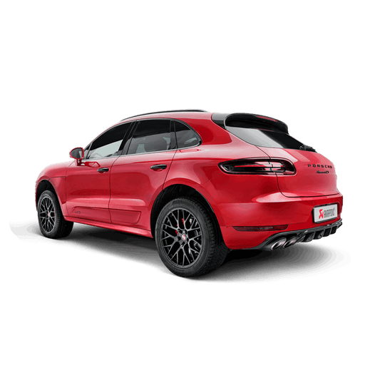 Akrapovic 2014 Porsche Macan Turbo (95B) Evolution Line Cat Back (Titanium) w/ Titanium Tips S-PO/TI/7H