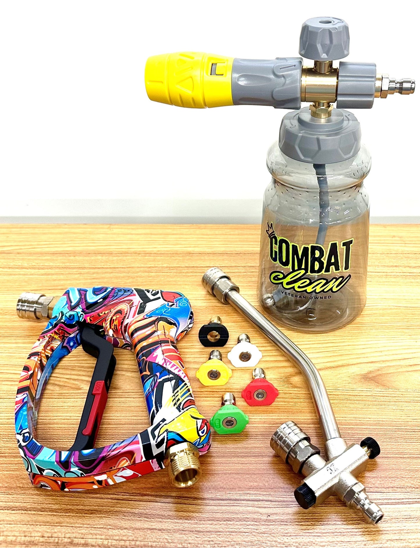 Foam Cannon / Graffiti Handle Set