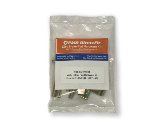 Porsche 911S and L Rear Pad Hardware Kits (1967-68)