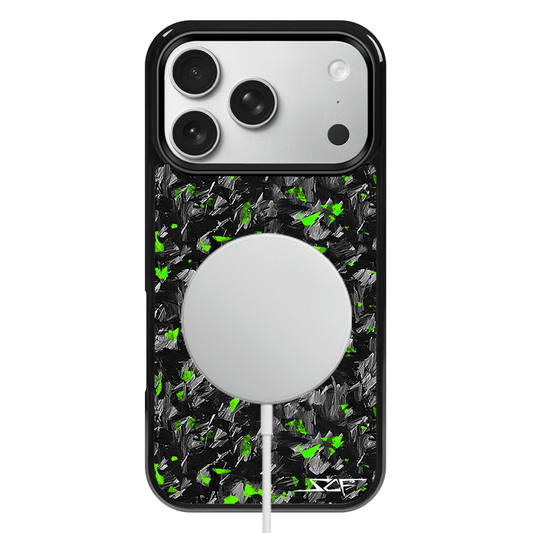 iPhone | Green Flake Forged Carbon Fiber Case | CLASSIC Series