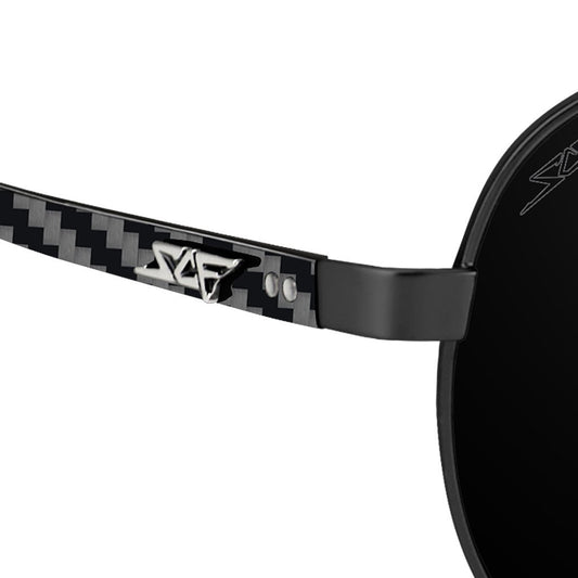 ●MONTANA● Carbon Fiber Sunglasses (Polarized Lens | Carbon Fiber Temples | Black)