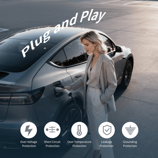 Portable EV Charger | 3.5KW AC | APP Control Wallbox