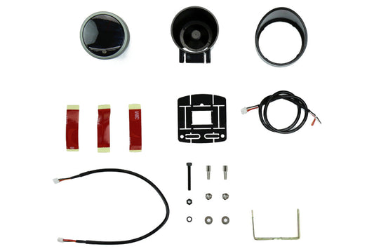 2-1/16" Premium Amber / White 12 volt Premium Clock