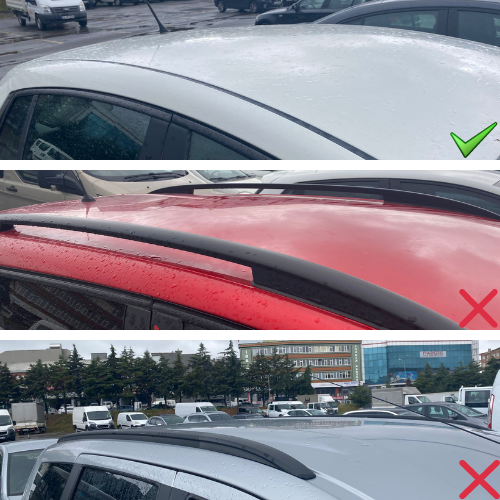 Smooth Roof Rack Cross Bars Set for Audi A4 2007 - Up