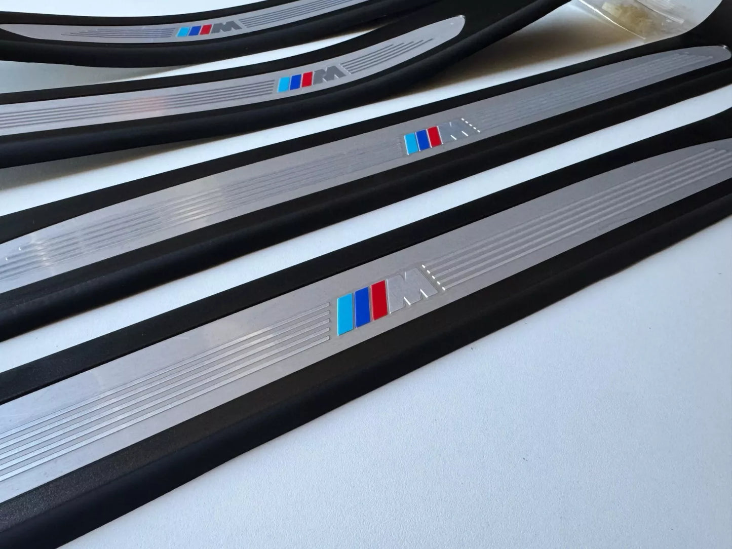 BMW E60 M5 Compatible Door Sill Cover Protector Plate Set 4 Pieces