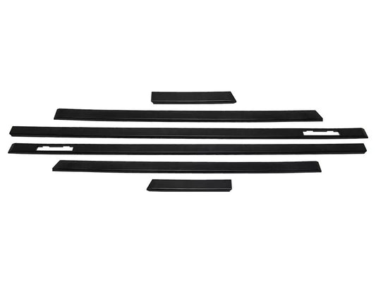 BMW E39 1997-2003 Compatible M5 Style Door Bodyl Side Moulding Trim 6 Pieces