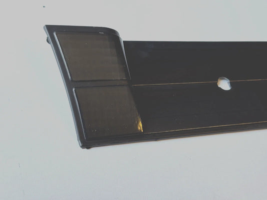 BMW E34 5 Series 1988-1995 Compatible Black Smoke License Plate Reflector Bracket Rear