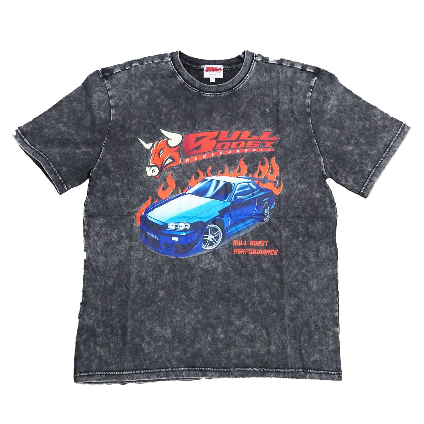 Bull Boost Performance Premium Automotive Cotton Crew Tee Shirts