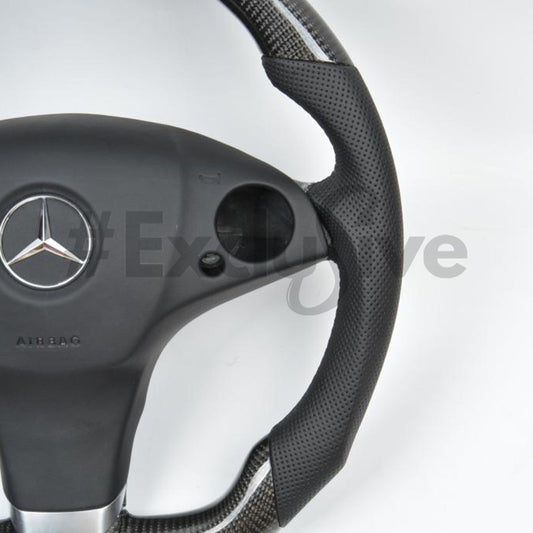2008-2012 Mercedes Benz C / CLS / E / GLK / SL / SLK Non-AMG Custom Steering Wheel by Exclusive Steering
