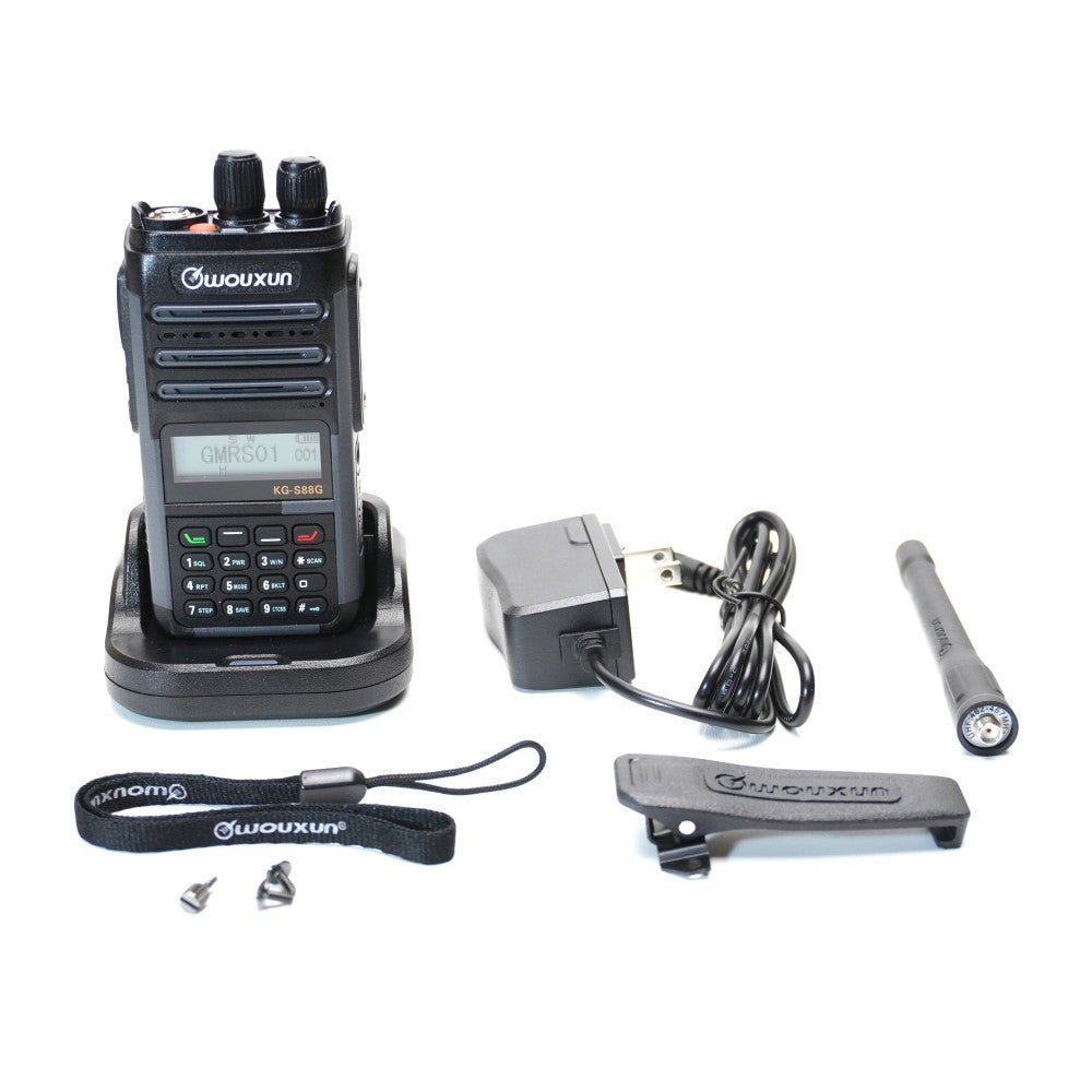 Wouxun KG-S88G Plus GMRS Repeater-Capable Radio 5W