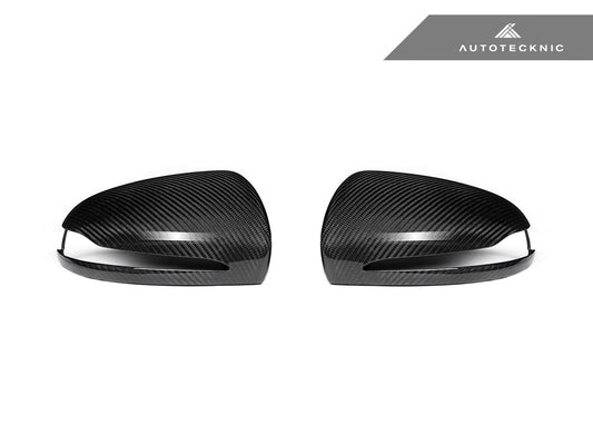 AutoTecknic Replacement Version II Dry Carbon Mirror Covers - Mercedes-Benz W205 C-Class