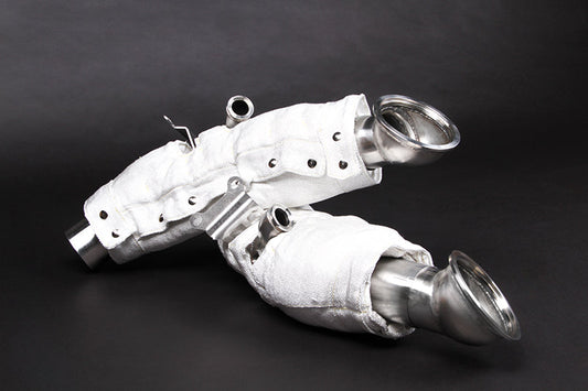 Ferrari SF90 - Cat Spare Downpipes + Heat Blankets
