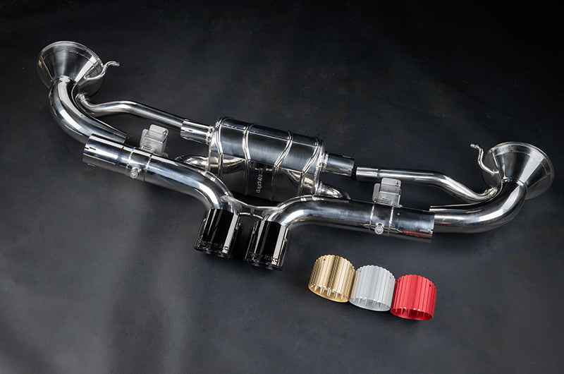 Porsche 992 Carrera/S/Turbo/Turbo S - Valved Exhaust + 250 Cell Sport Cats (OE Actuators)