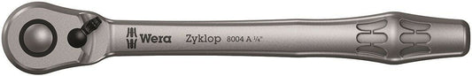 Wera 8004 A Zyklop Metal Ratchet With Switch Lever 1/4" Drive 05004004001