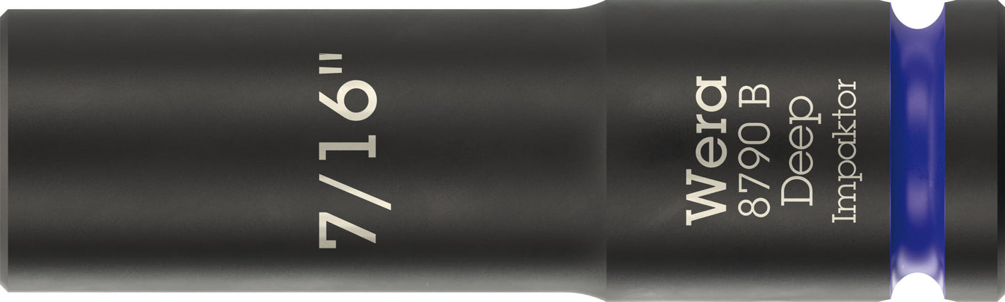 Wera 8790 B Impaktor Deep Socket 3/8" SAE
