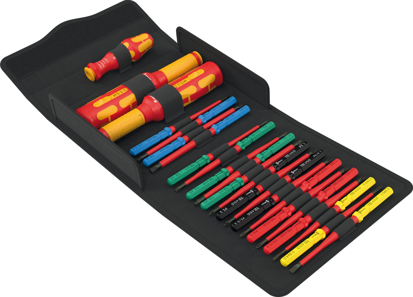 Wera Kraftform Kompakt VDE Safe Torque Speed Control Cabinet Set 1 05006633001