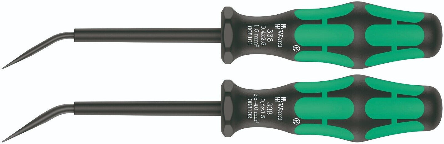 Wera 338/2 Actuation Tool For Terminal Blocks Spring Cages 2 Pieces 05008100001
