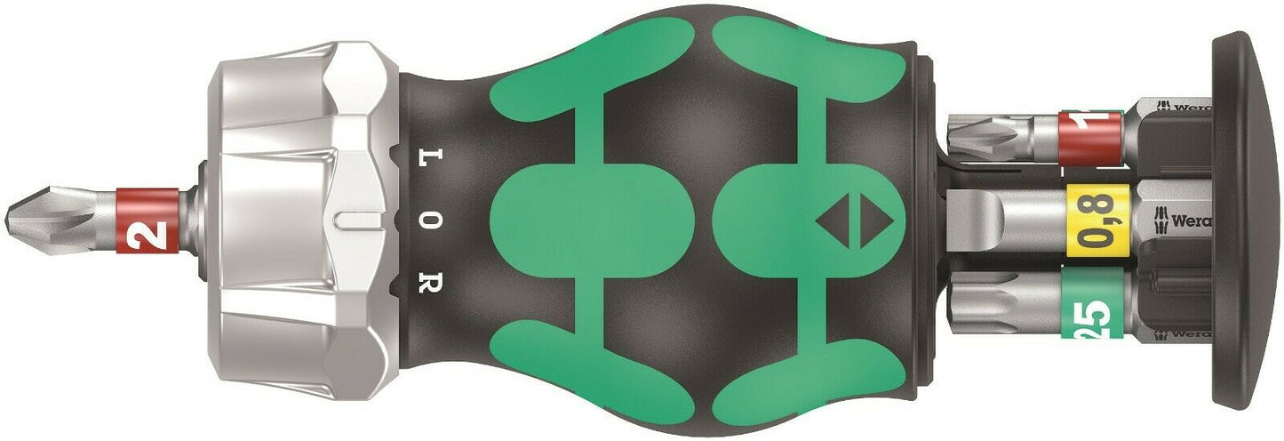 Wera Kraftform Kompakt Stubby Magazine RA 1 Screwdriver Set 6 Pieces 05008883001