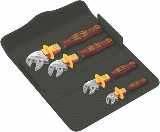 Wera 6004 Joker VDE Insulated Self Setting Spanner Wrench Set 05020170001