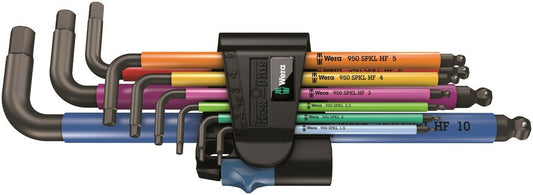 Wera 950/9 HF 1 Hex-Plus Multicolor L-Key Set Metric 9 Pieces 05022210001