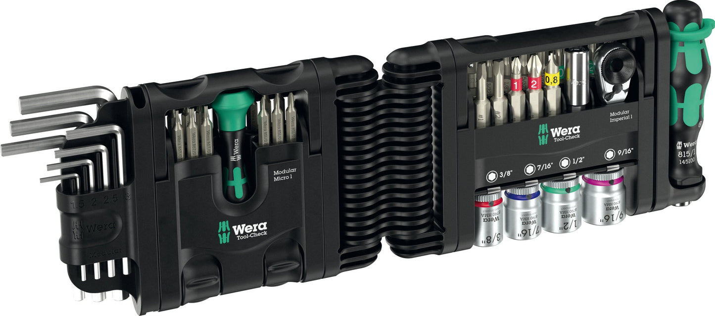 Wera Tool-Check Modular Set Imperial 1 50 Pieces SAE 05049025001