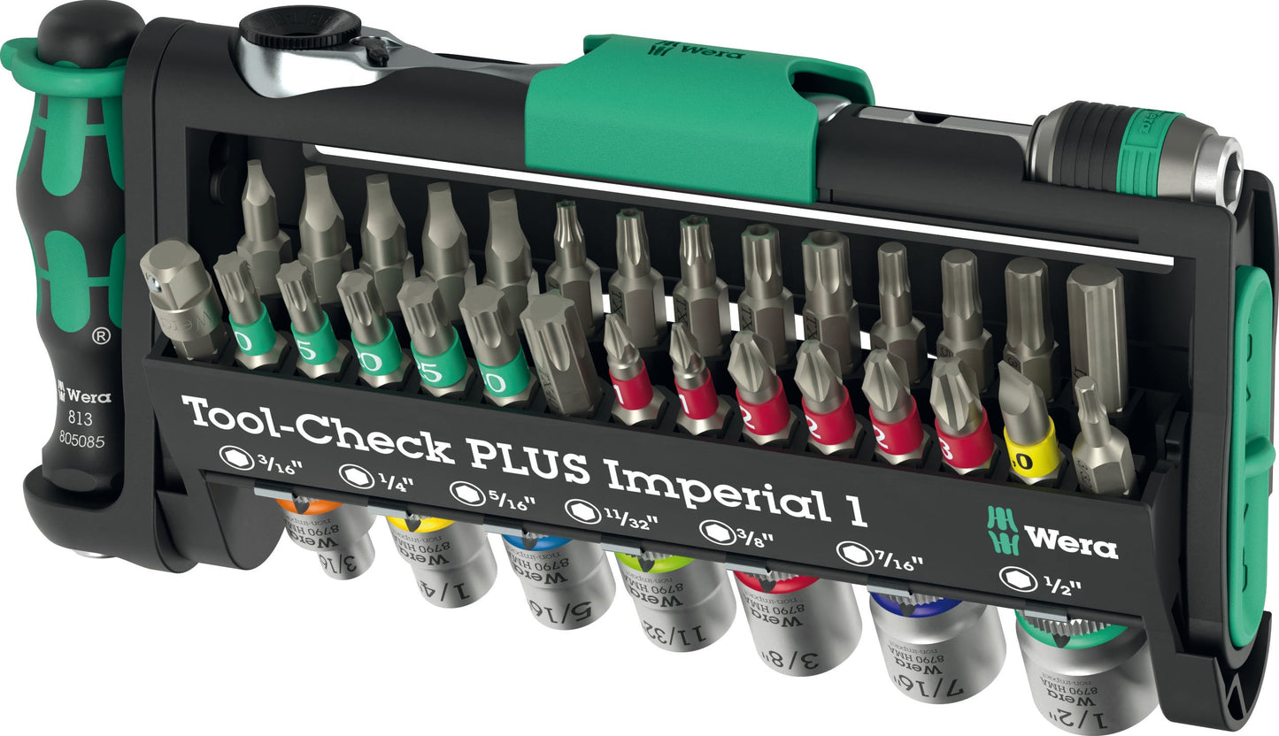 Wera Tool-Check PLUS Imperial 1 39 Pieces SAE 05049060001