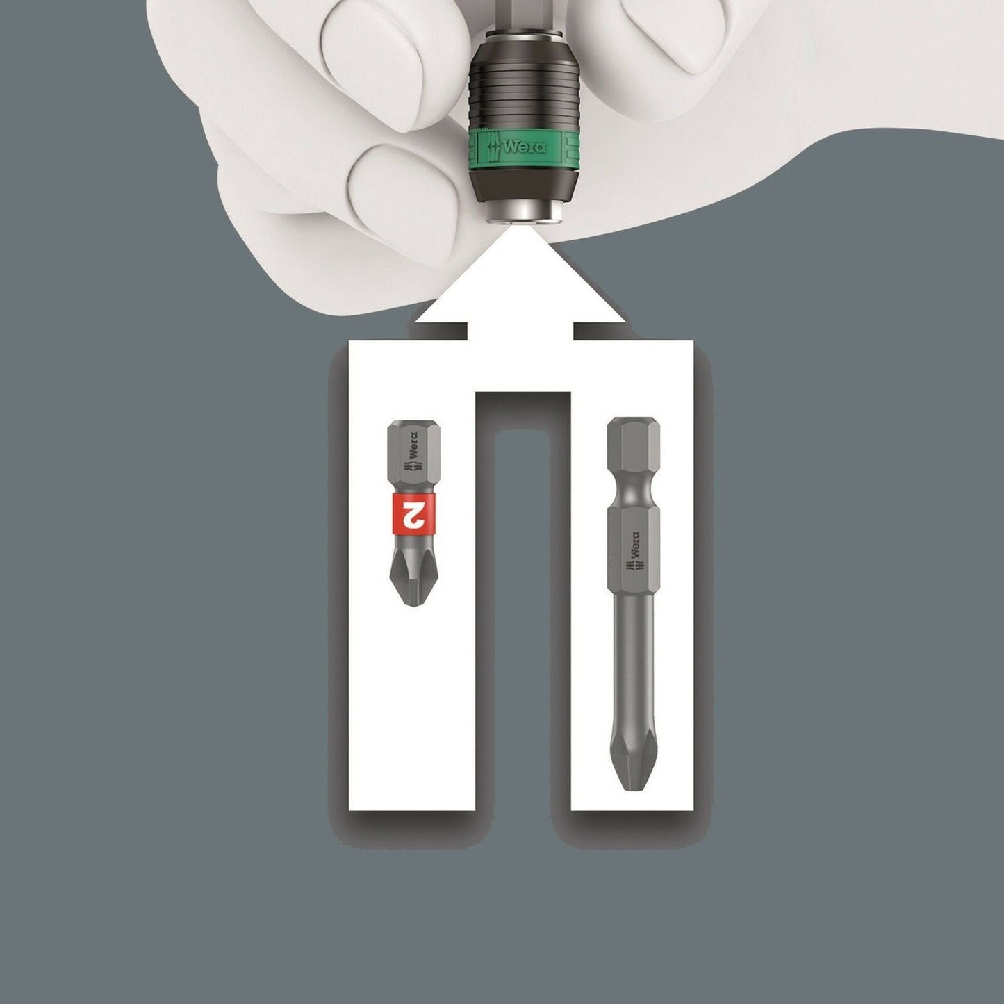 Wera Kraftform Kompakt Vario Pistol RA Ratcheting Screwdriver Set 05051030001